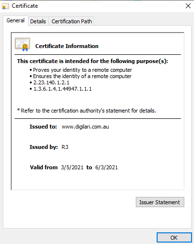 Digilari explains about the Google SSL Certificate