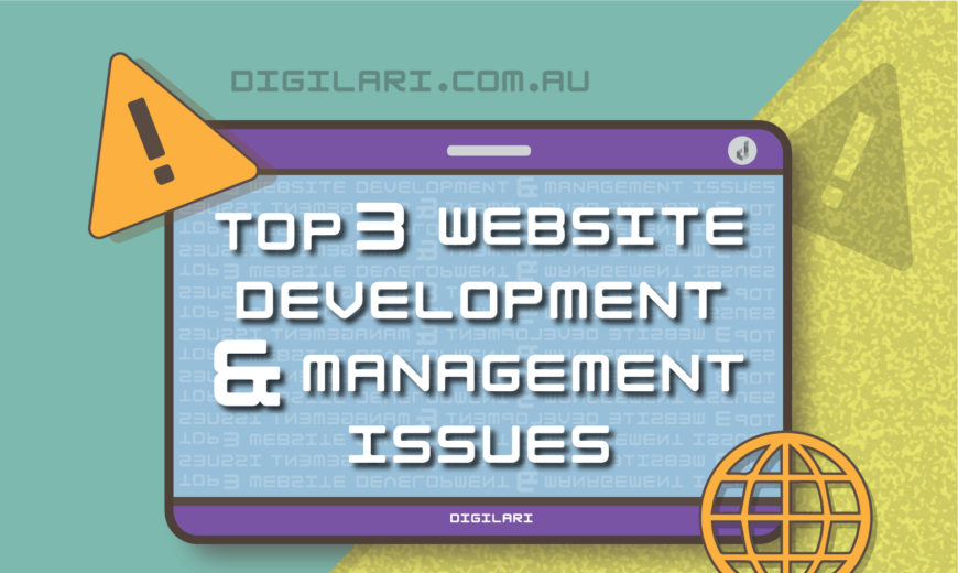 Digilari Media Lists Top 3 Website Development and Management Issues Businesses should avoid