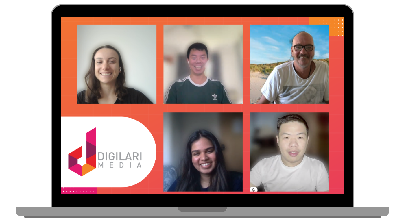 Digilari's internship program takes place online so interns can take the training anywhere