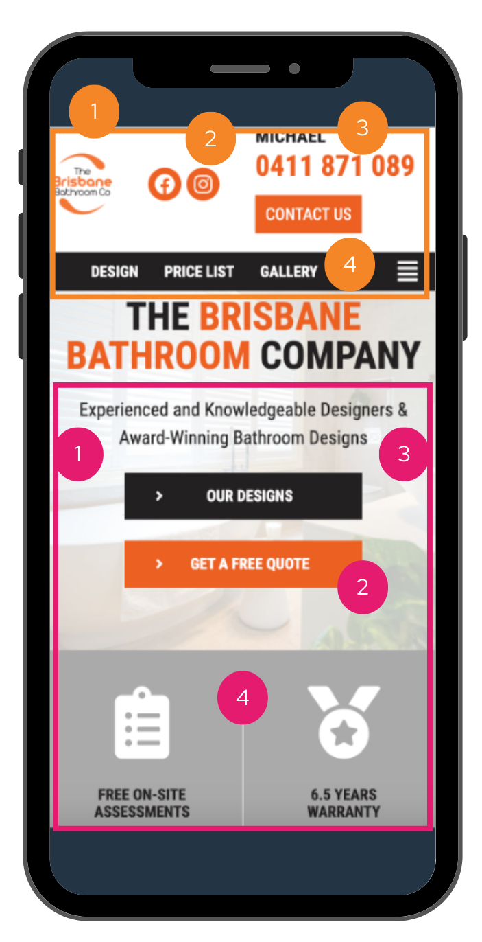 After mobile SEO the website layout is much more mobile navigation friendly