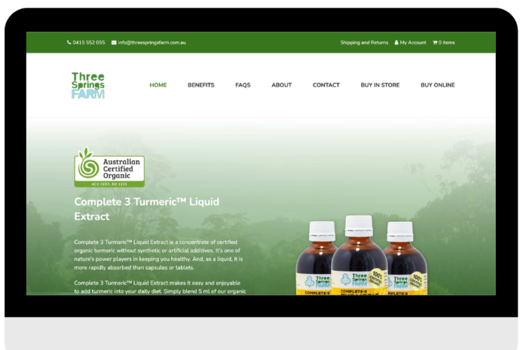 The Three Springs Farm digital marketing case study